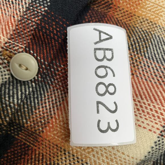 Madewell Men Brushed Flannel Easy Long Sleeve Shirt M Brown Plaid  Button Up - Picture 14 of 14